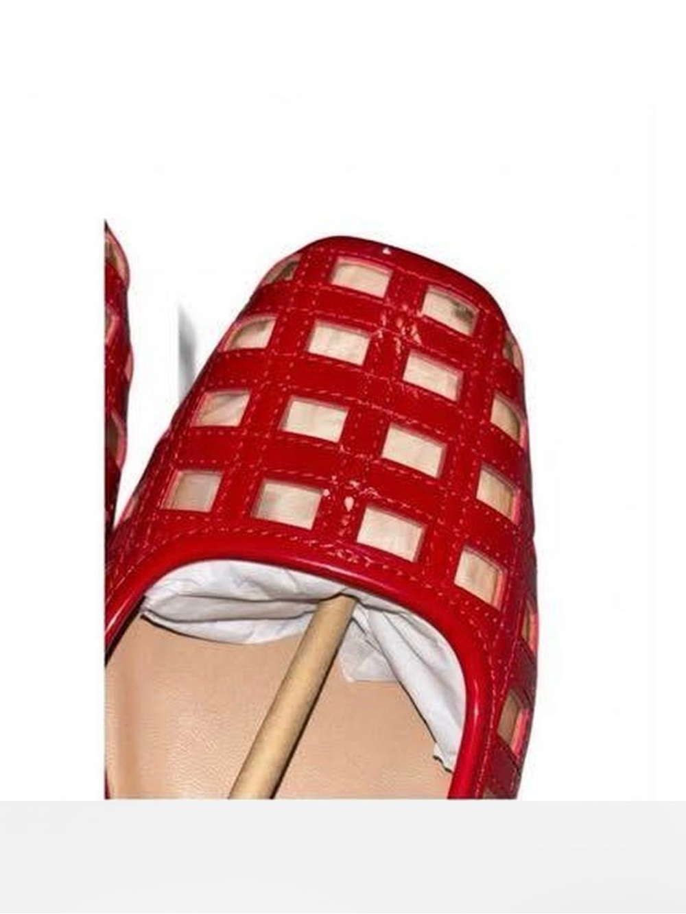 Wild fable women’s Red Cutout Mary Jane Flats size 11 - Picture 5 of 9